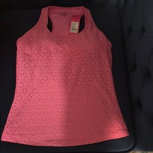 NWT Lilly Pulitzer Pink Cut Out Sleeveless Tank Top